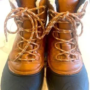 Men’s Nautica Size 8, Low tide, Tan,Black, Duck Boot, Waterproof, winter boot Nautica duck boots for men size 13 Waterproof shell  main image 4